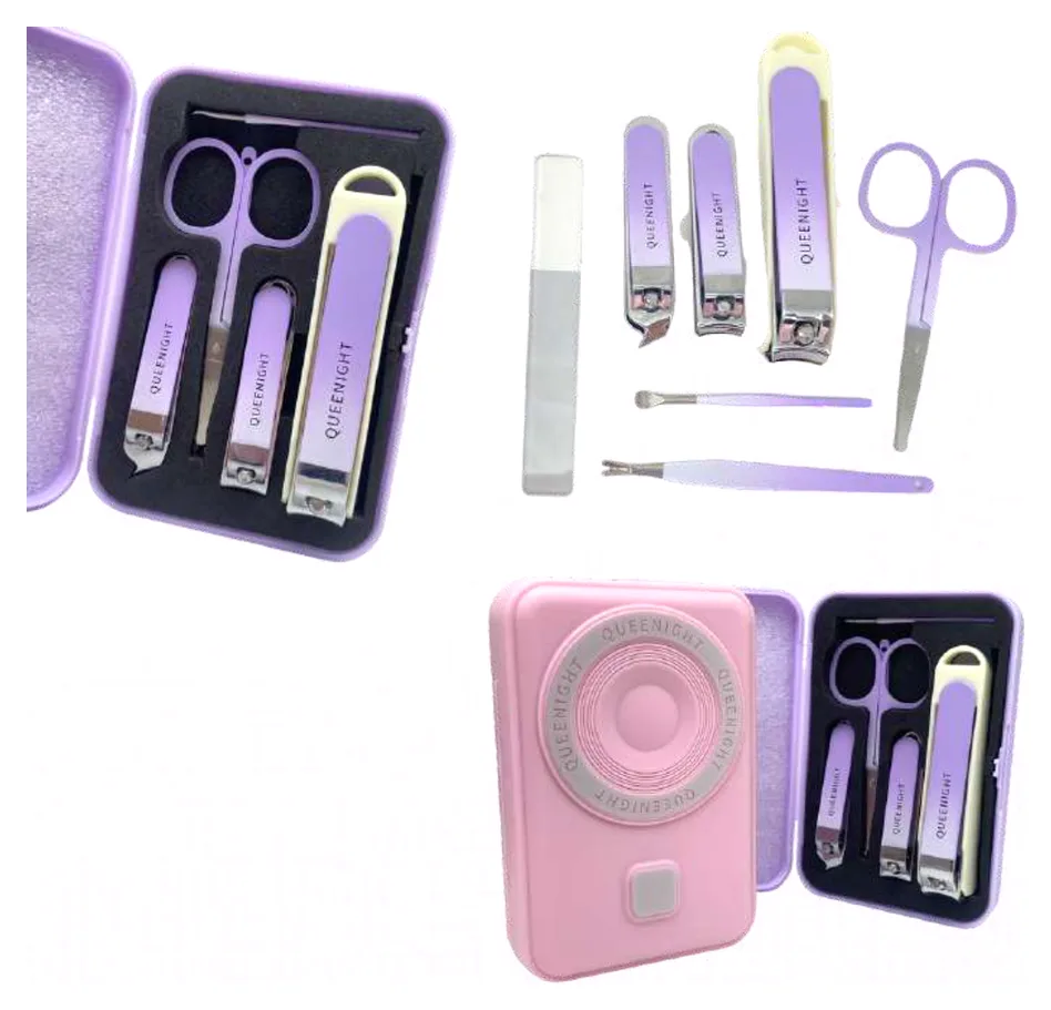 Kit Manicura 7 pcs Estuche Plástico