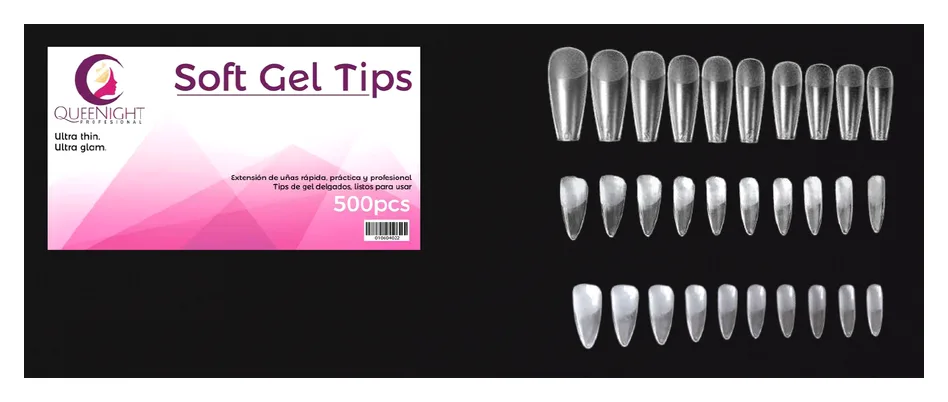 Soft Gel Tips Press On Prelimadas